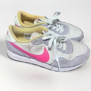 Nike MD Valiant Shoes Girl Size 4.5 Y Cobalt Junior  Low Lace Up